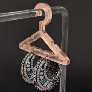 Elegant Multi-Color Hoop Earrings